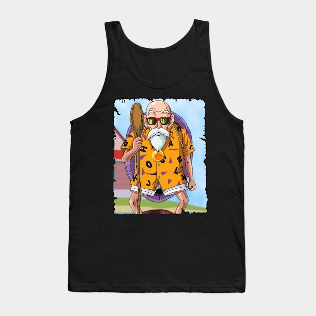 MASTER ROSHI MERCH VTG Tank Top by funnymushroomz